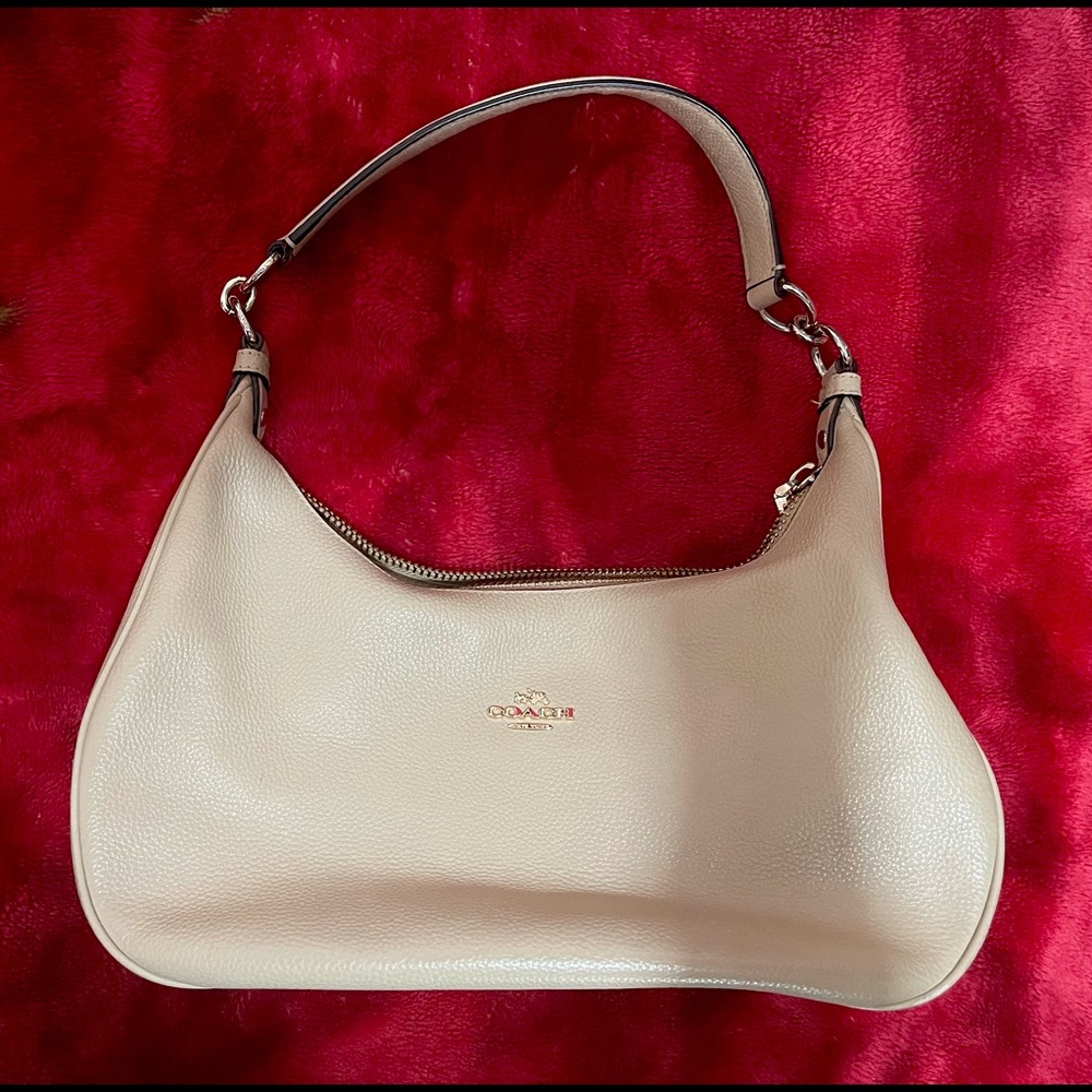Gold and cream Terri Coach bag- gently used